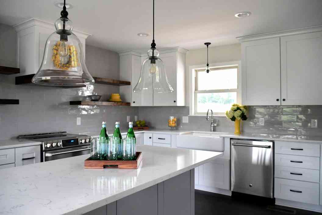 Modern kitchen design in new house